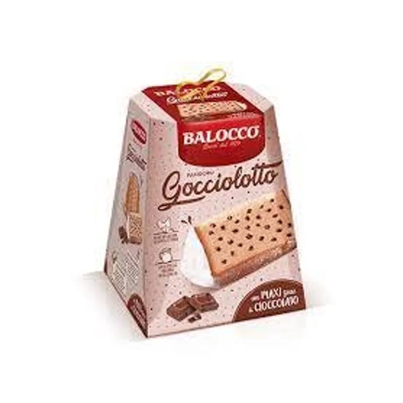 BALOCCO 義大利巧克力碎片黃金麵包 Pandoro Chocolate Chips 800g Gusto tw